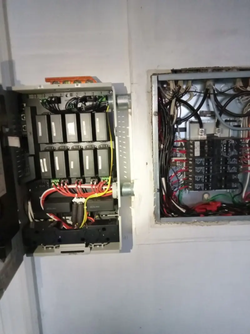 Electrical panel upgrade completed for Security Camera Wiring in Bardstown